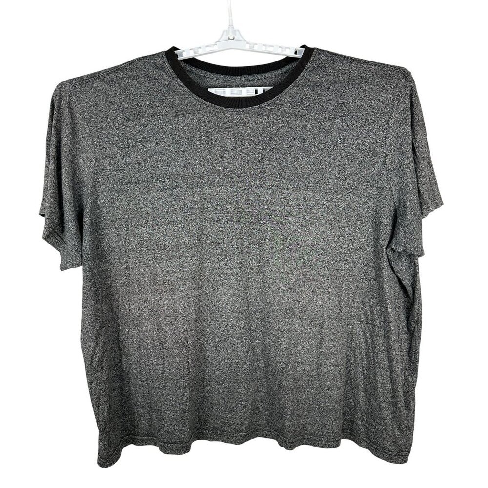 Basic Editions Mens 4xL Soft Heather Gray T-Shirt Cotton & Polyester